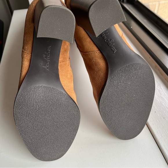 Sam Edelman Victoria Brown Suede Leather Knee High Boots Sz 11 Like New Preowned - Picture 6 of 9